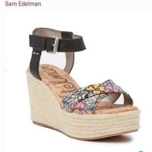 Sam Edelman sandal wedge Destin espadrille